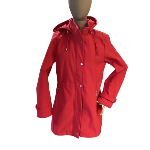 Nautica | Fleece Lined Coat with Hood Red, see description for size - Picture 2 of 14